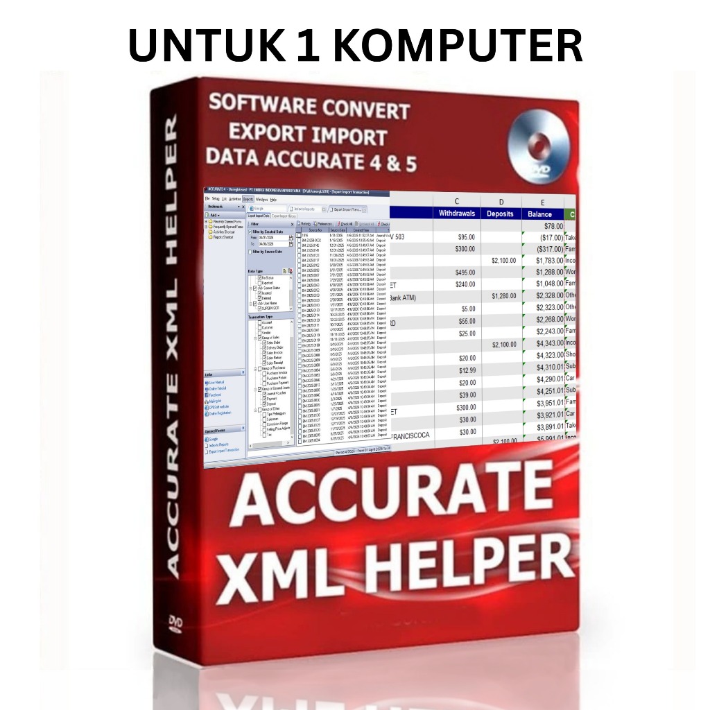 Accurate XML Helper Untuk convert Other Deposit