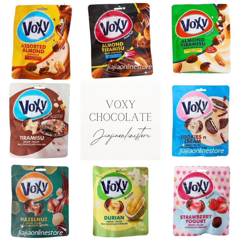 VOXY Almond Tiramisu Dark Chocolate Almond Assorted Chocolate White Chocolate Malaysia