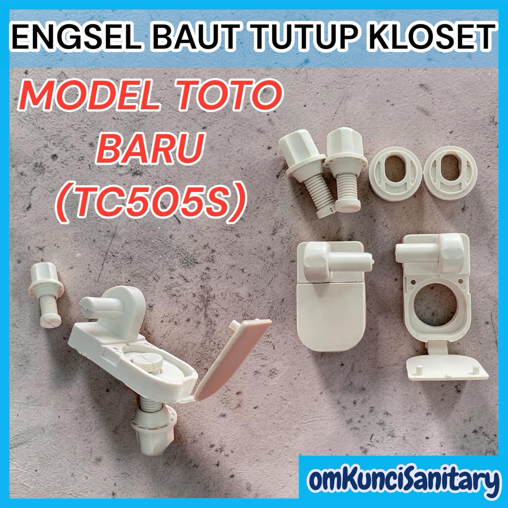 Engsel Tutup Kloset Model Toto TC505 Model Baru Harga Sepasang Engsel Tutup Kloset Duduk Toto Baut E