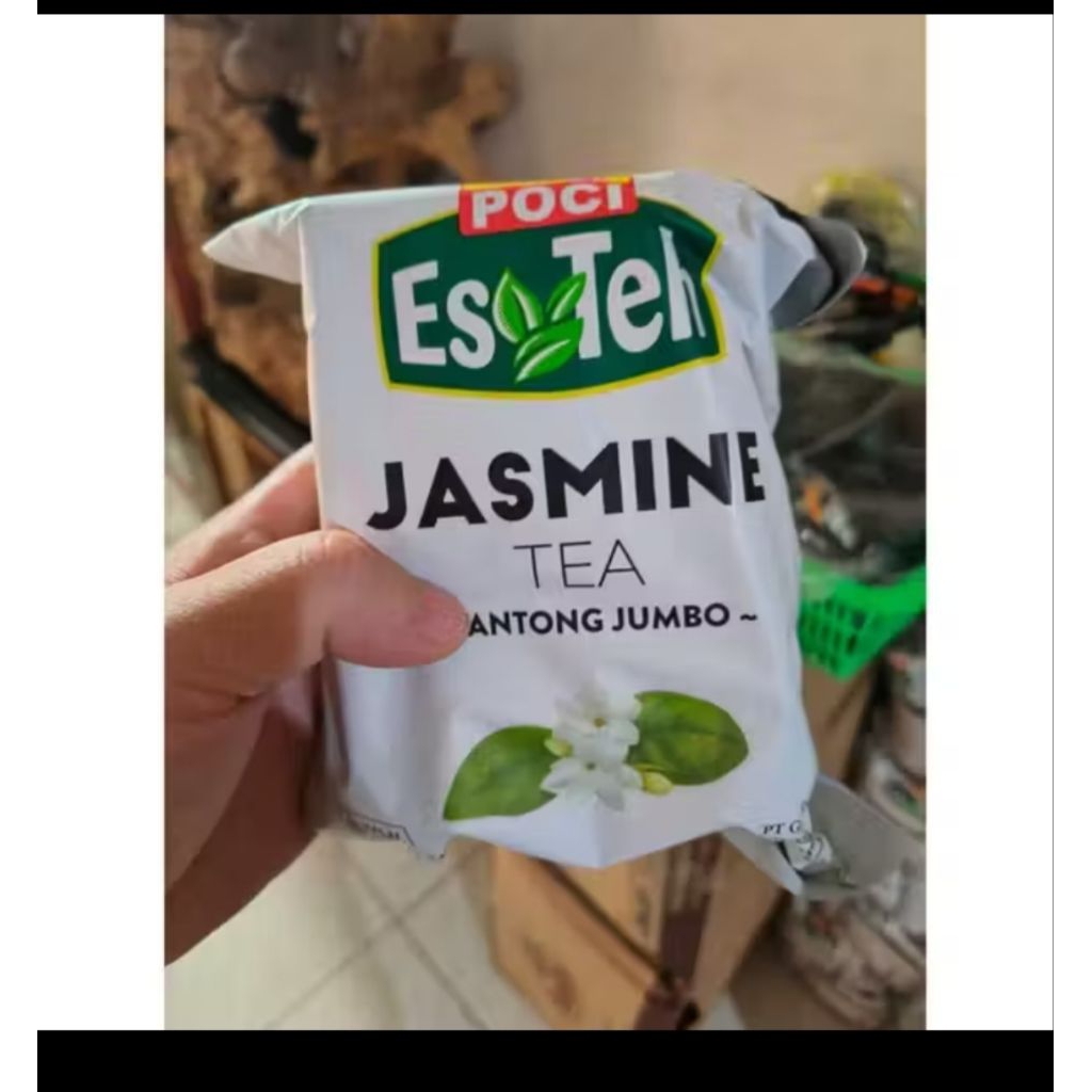 serbuk teh poci Jasmine dan Valina 100gr celup jumbo poci vanila ,melati 100gr asli 100%