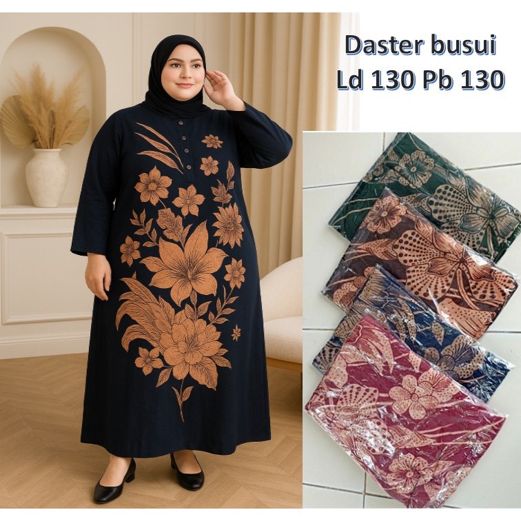 DASTER JUMBO  BATIK MURAH JUMBO LENGAN PANJANG BUSUI DAN BAJU WANITA HAMIL / DASTER BUSUI / DASTER J