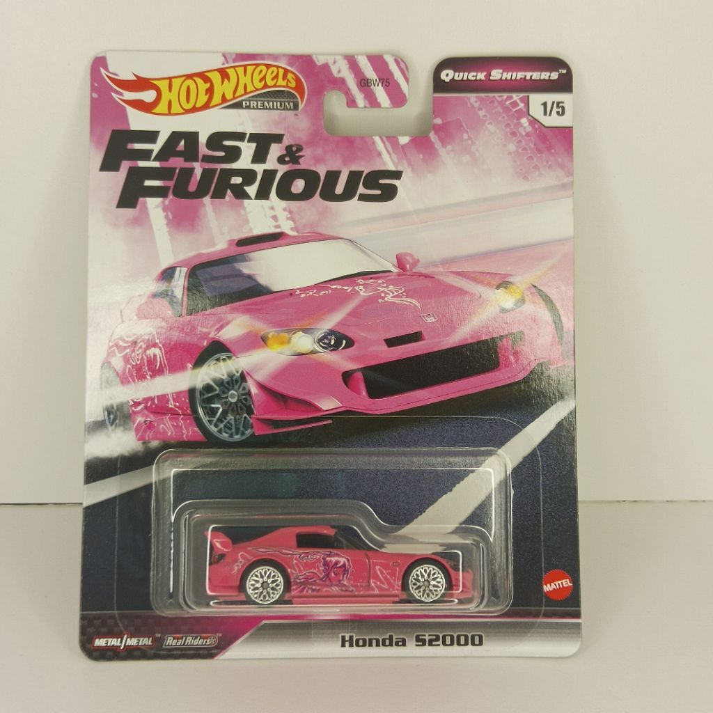 [SUKI] Hotwheels Premium Fast And Furious Quick Shifter Honda S2000 1/5 Mulus