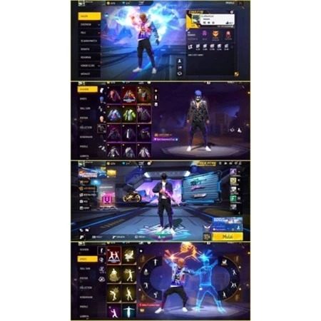 BISA COD Akun Free Fire Sultan LV MAX Diamond Bundle