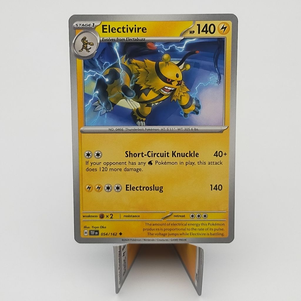 Kartu TCG Pokemon EN Original Electivire TEF 054/162