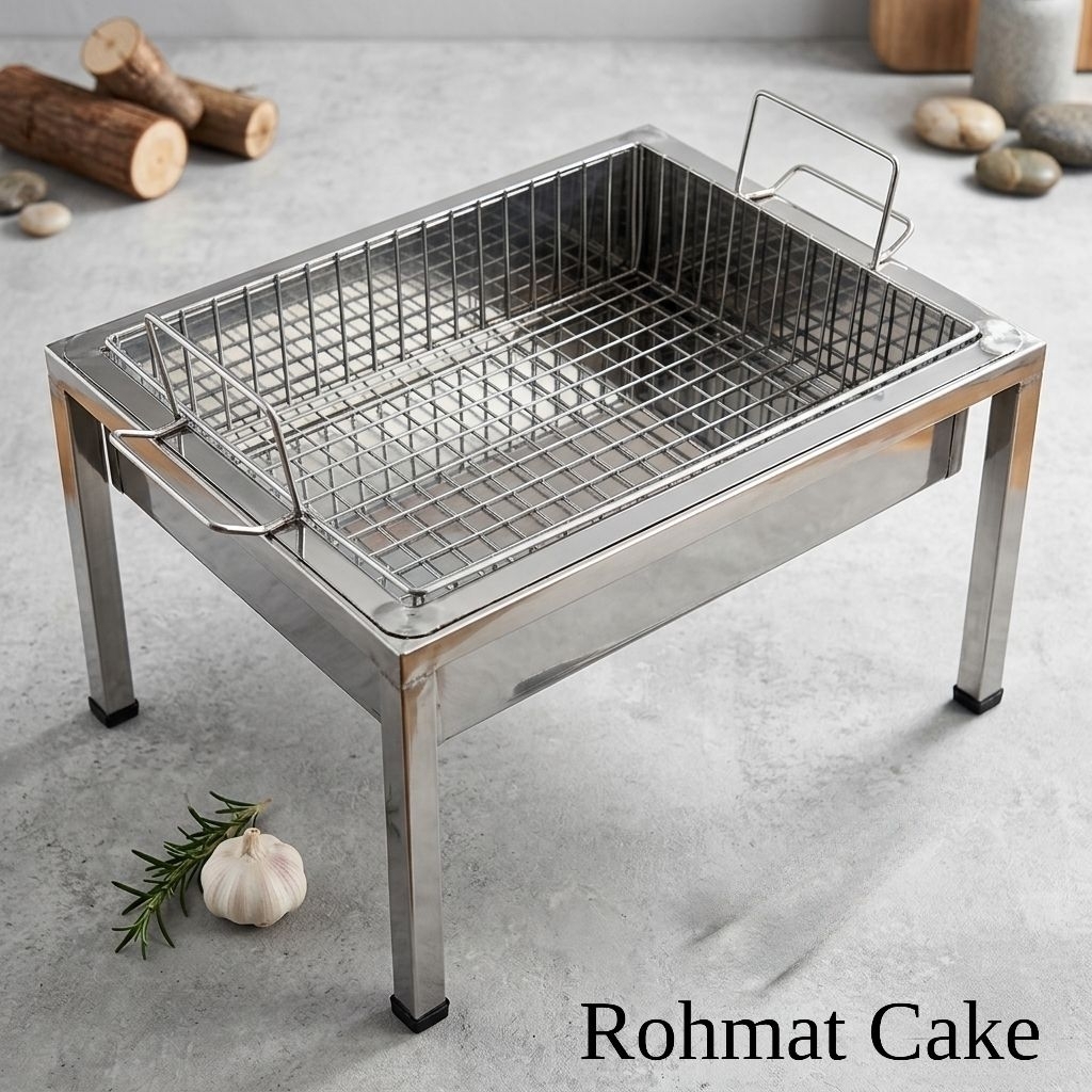 Wajan Penggorengan Donat Kotak Deep Fryer Bahan Stainless Steel Wajan Chicken Wajan Kentang