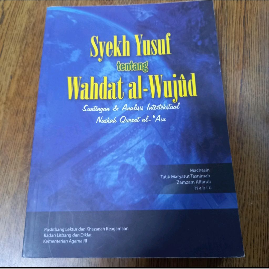 LANGKA syekh yusuf tentang wahdat alwujud wahadatul wujud