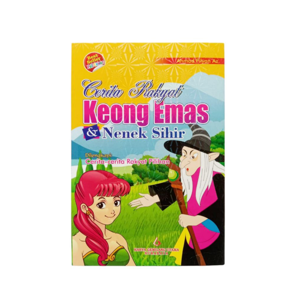 Buku Cerita Rakyat Keong Emas & Nenek Sihir