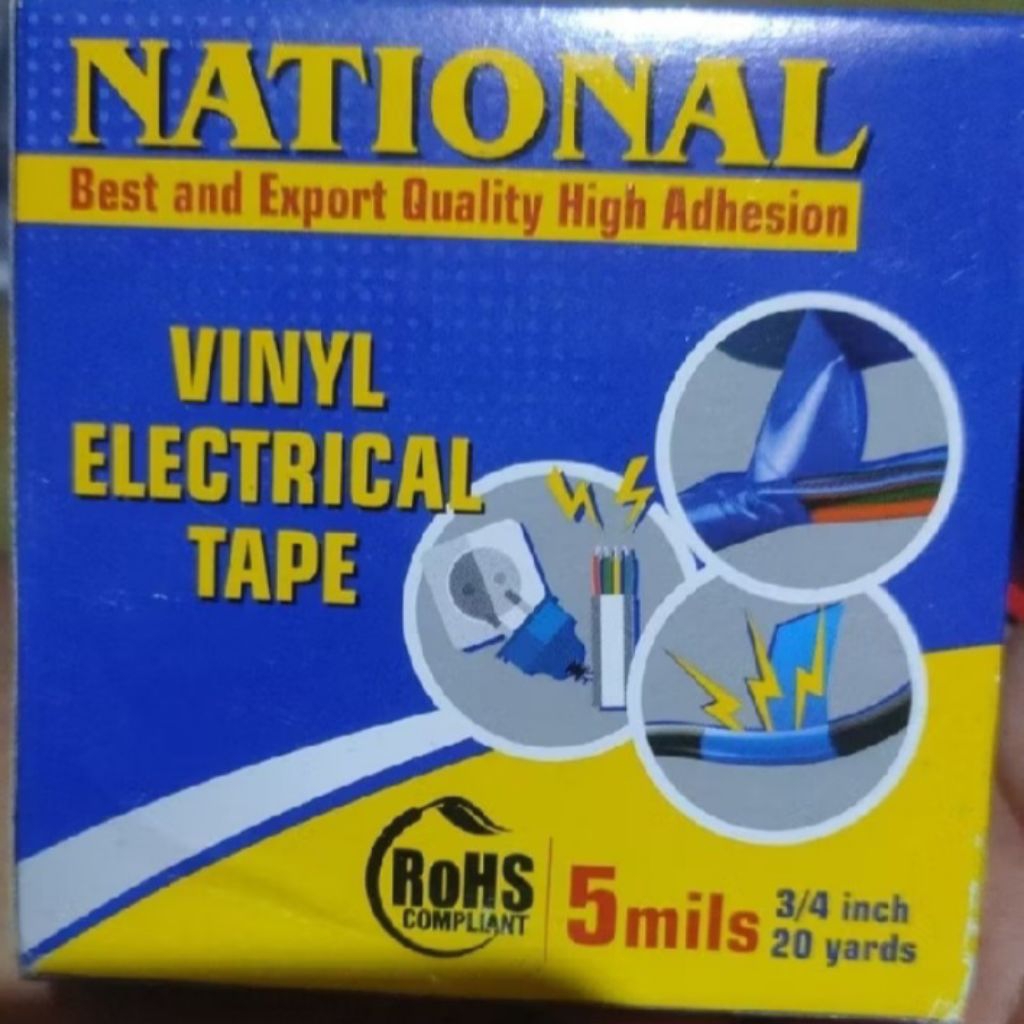 Isolasi merk original National ,isolasi kabel ,kabel body motor kuat dan tahan lama