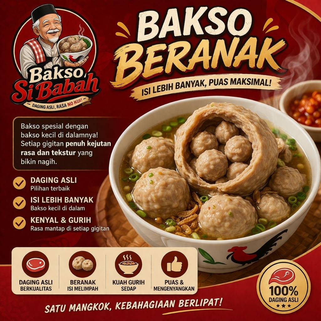 BAKSO BERANAK JUMBO - BAKSO SI BABAH
