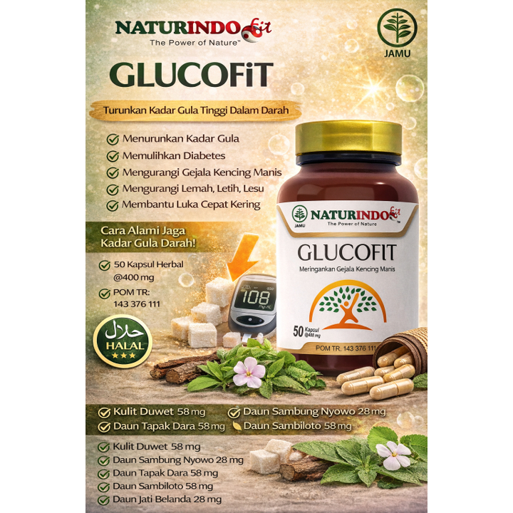 Glucofit (Herbal untuk mengatasi Diabetes)