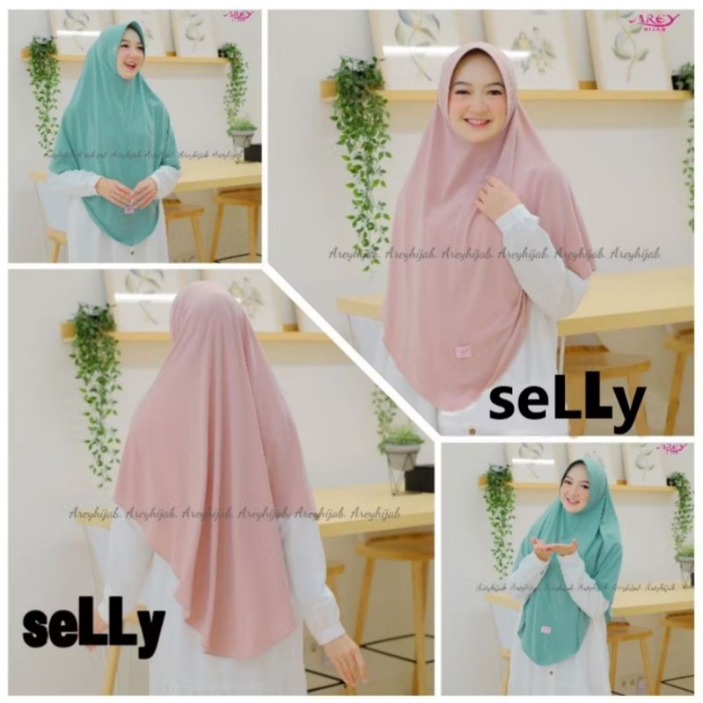 jilbab instan jumbo Selly by arey hijab / Khimar jumbo / Khimar syar'i