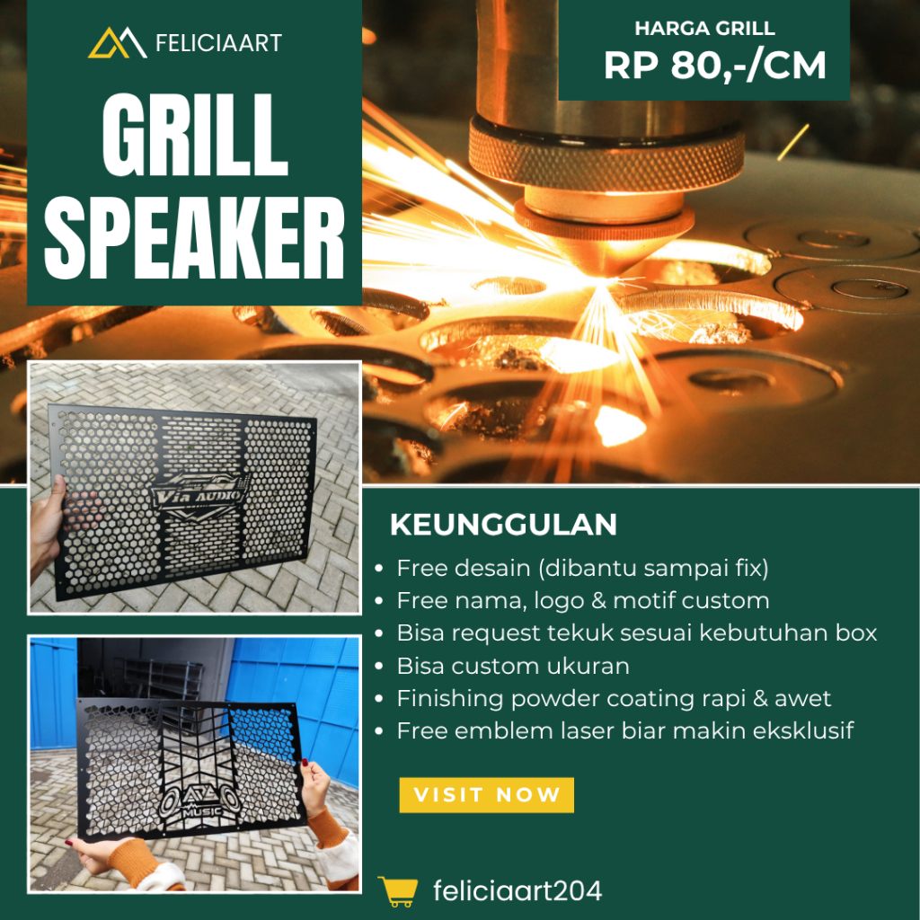 grill speaker custom