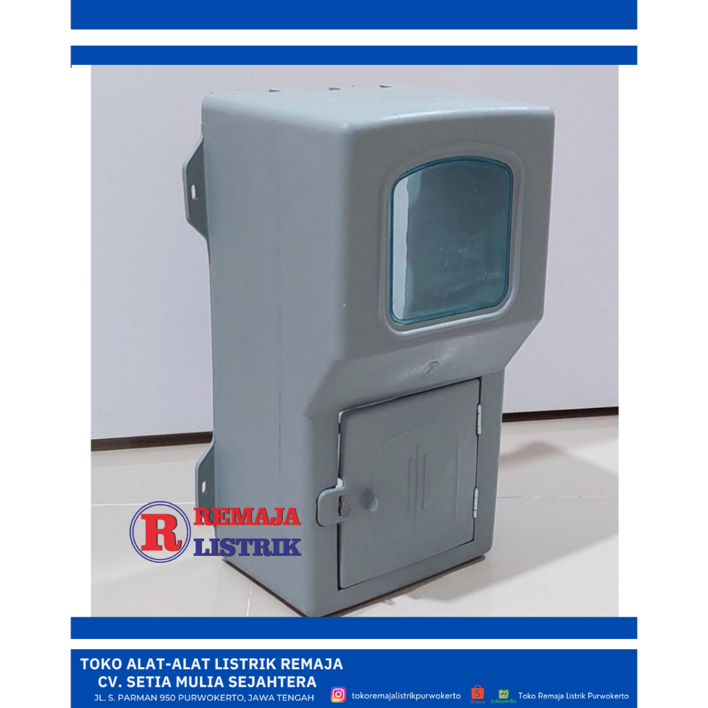 Tutup Meteran Pulsa Listrik Model Lama / Box KWH Meteran PLN Lama