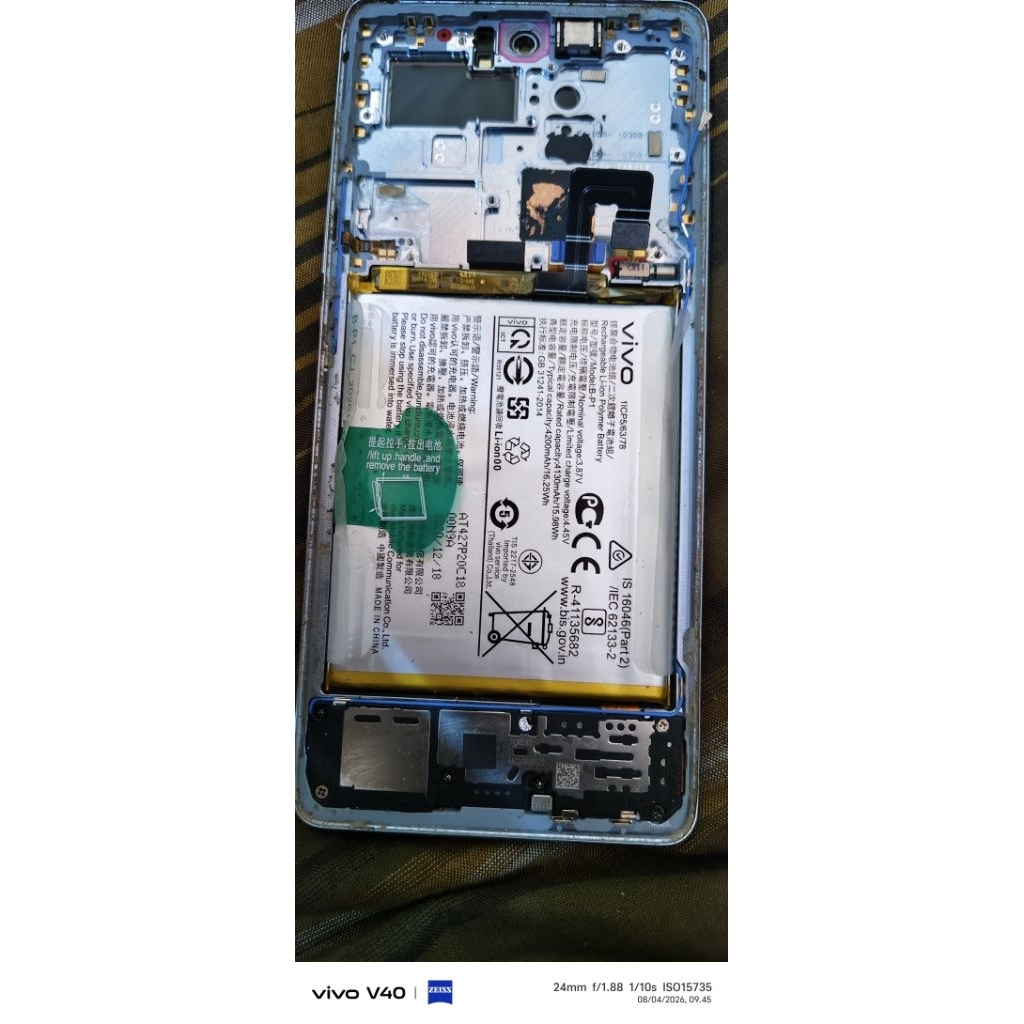 baterai hp vivo x60 pro ori bawaan hp