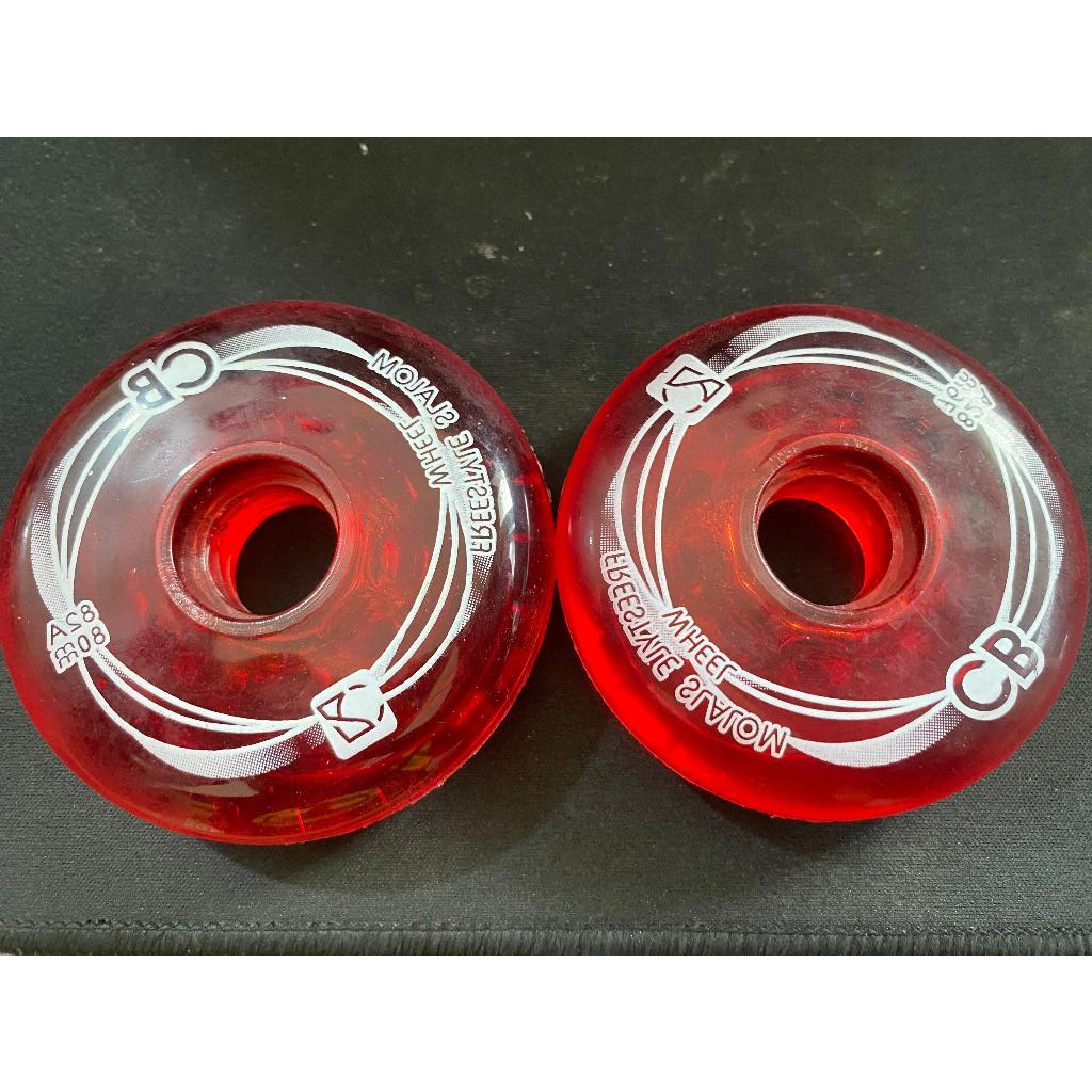 Roda Inline Skate Freestyle Slalom Red