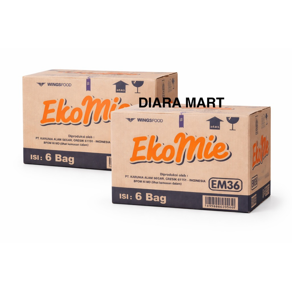 Mie Instan Kering EkoMie 600gr 6 Pack
