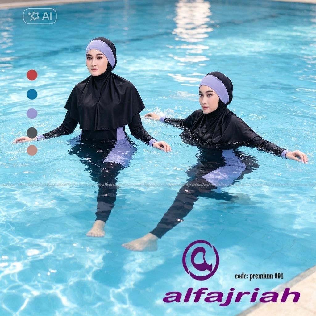 Baju renang wanita muslimah dewasa/Baju renang wanita muslim/Baju renang dewasa