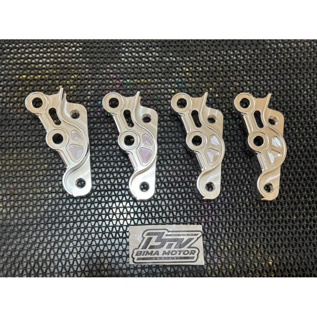 BREKET KALIPER KTC/BREMBO 4 PISTON UK 300 MM RX KING FULL CNC MUFAC