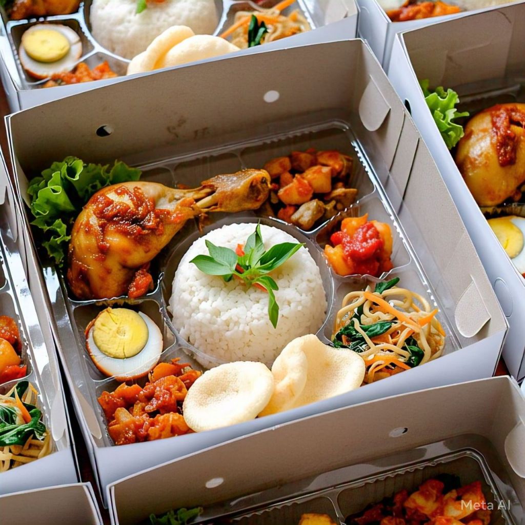 Nasi Box Aneka Lauk Bisa Custom/ Nasi Box Segala Acara/ Nasi Box Halal/ Nasi Box Enak/ Nasi Box Prak