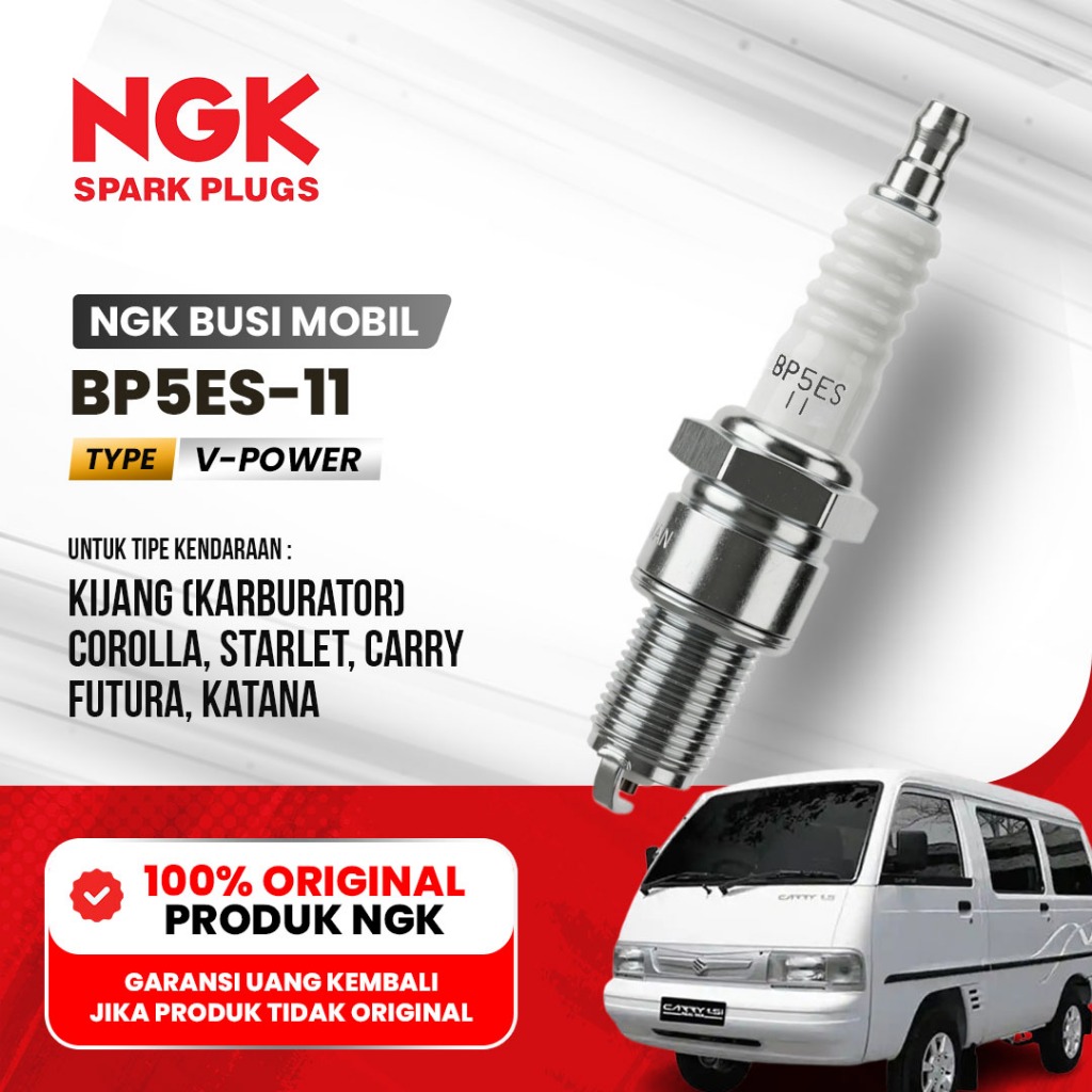 BUSI MOBIL NGK BP5ES-11 ORIGINAL – KIJANG COROLLA STARLET CARRY FUTURA KATANA