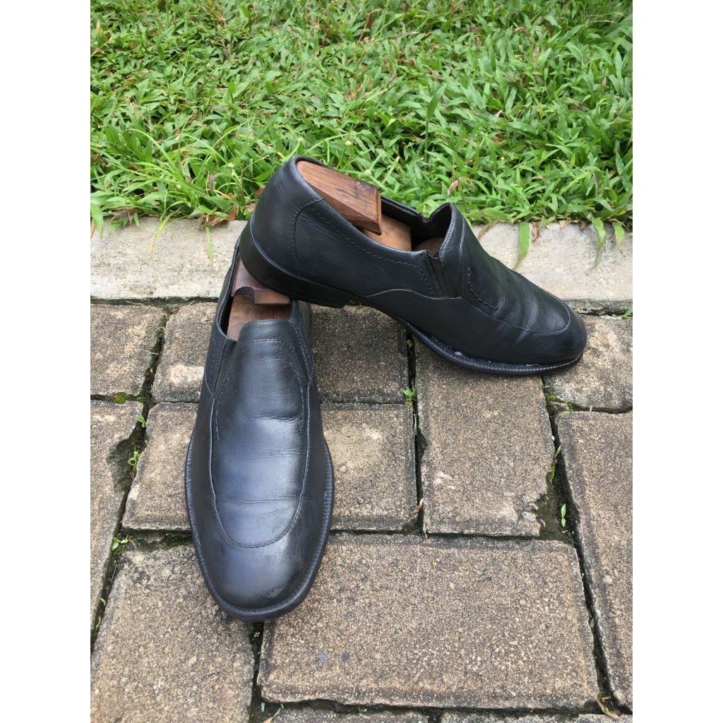 Sepatu  Original Slip On Pria Crocodile Hitam