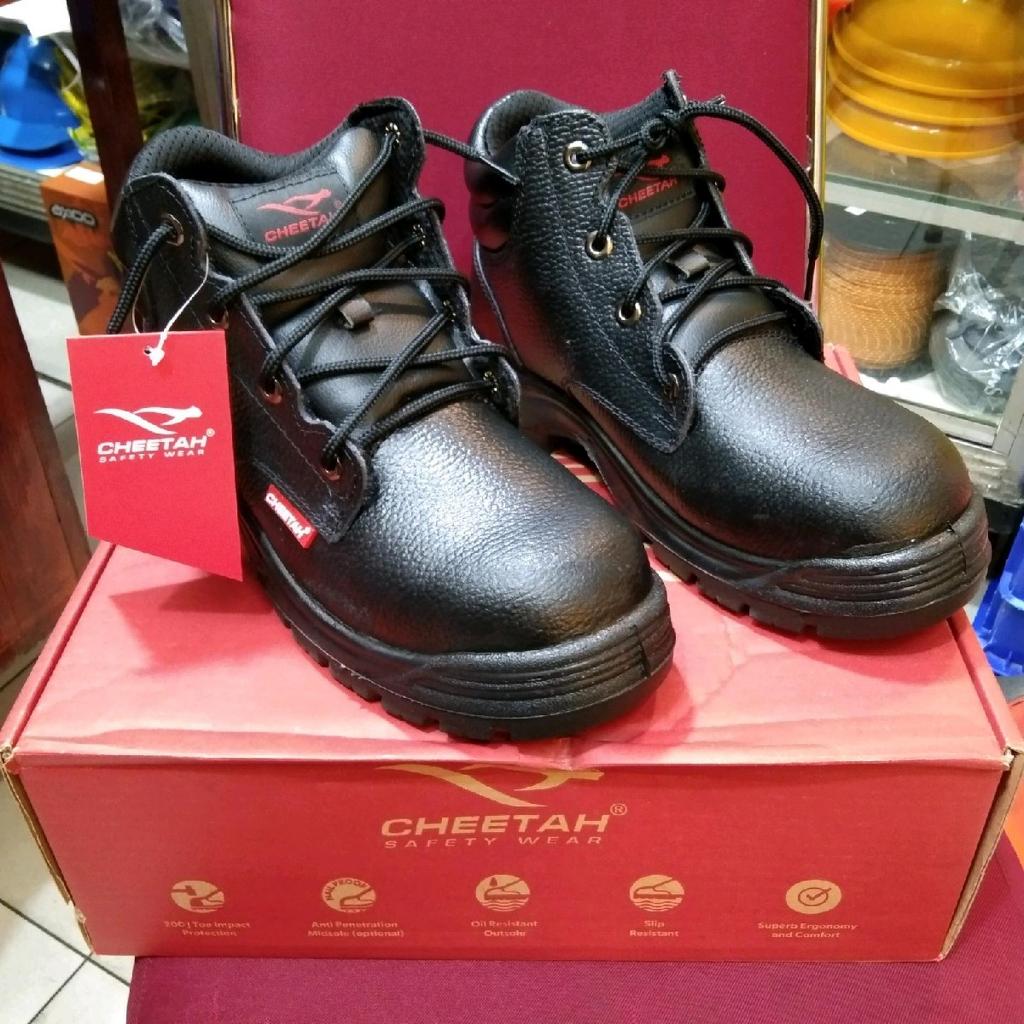 Sepatu Safety Cheetah 3180 H Original / Safety Shoes Cheetah 3180 Black