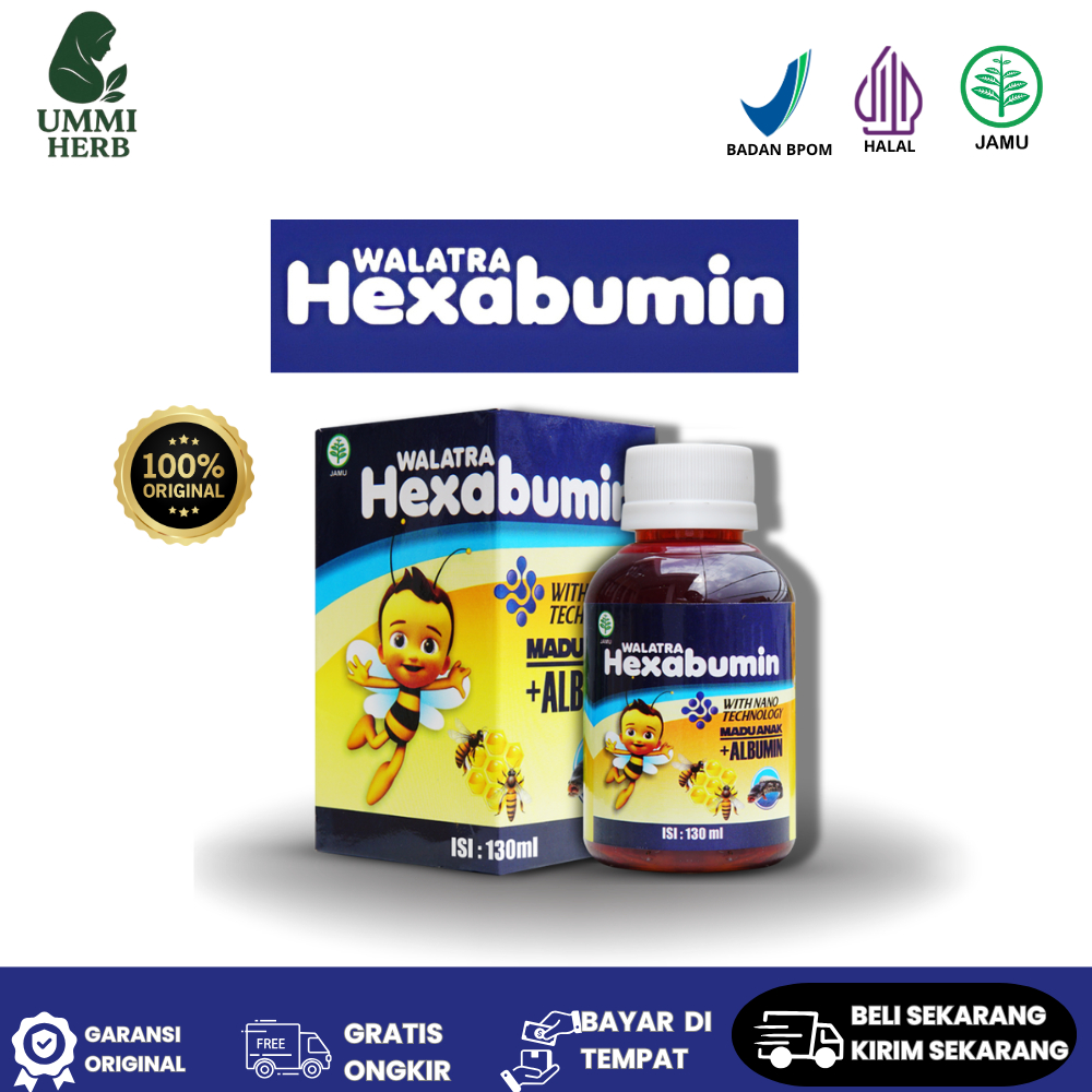 Madu Vitamin Albumin Hexabumin Original 100%