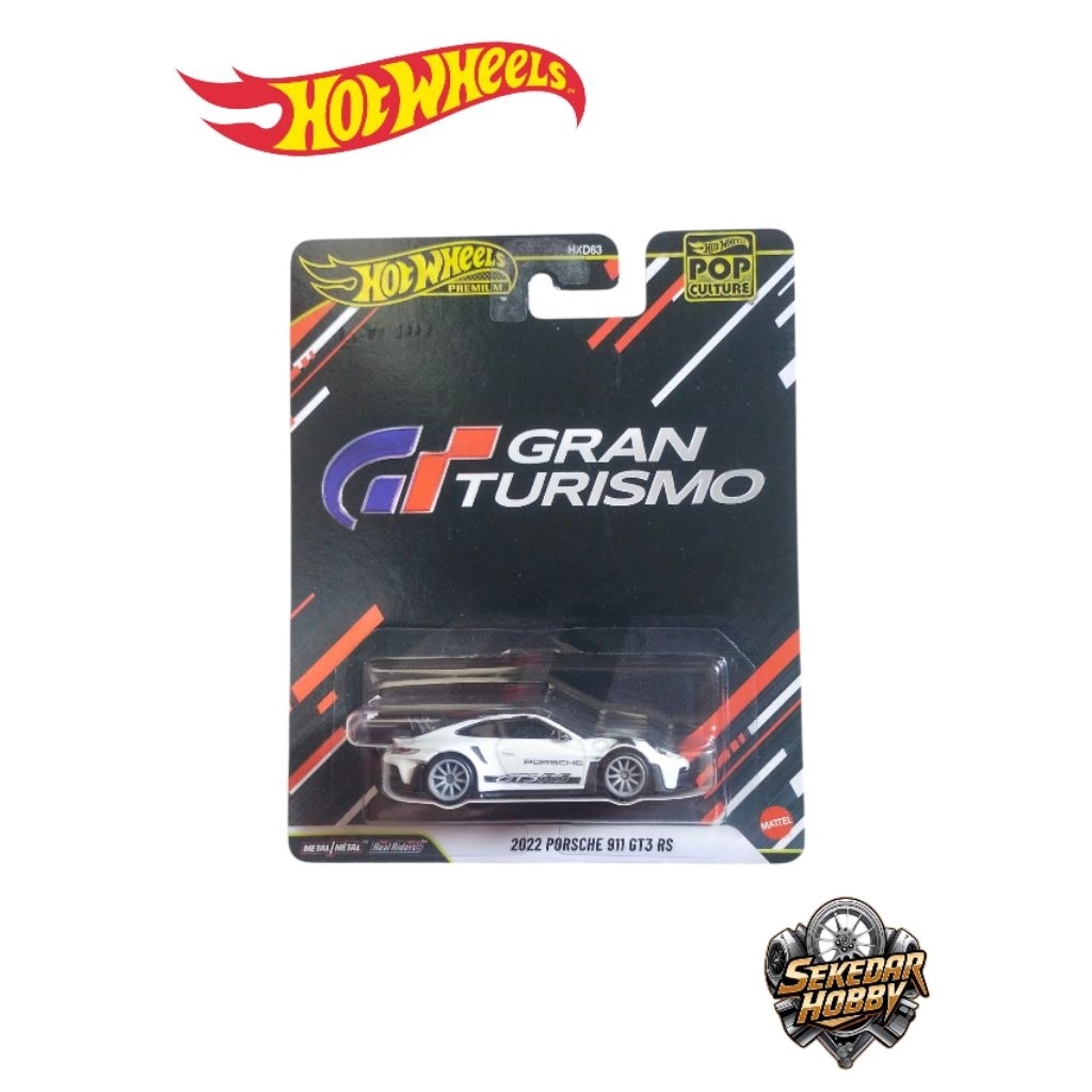 Hot Wheels Premium Pop Culture 2022 Porsche 911 GT3 RS Grand Turismo