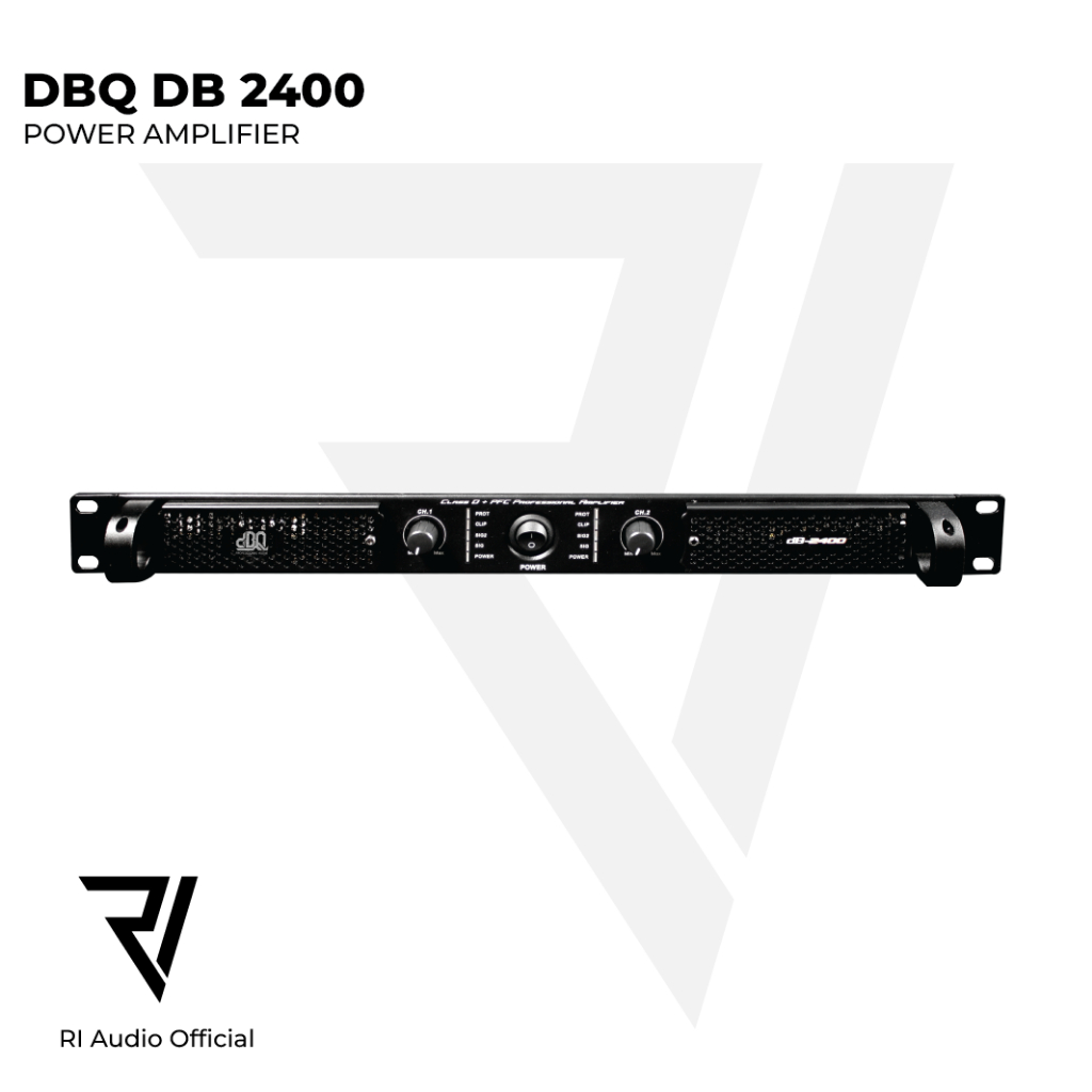 Power Amplifier DBQ DB 2400 Channel Class / Kelas D