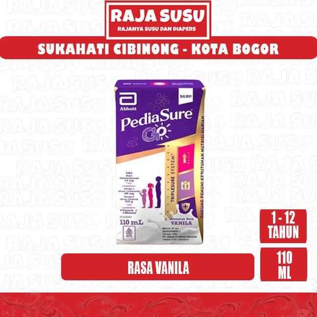 PEDIASURE GO VANILLA UHT 110 ML - RAJA SUSU