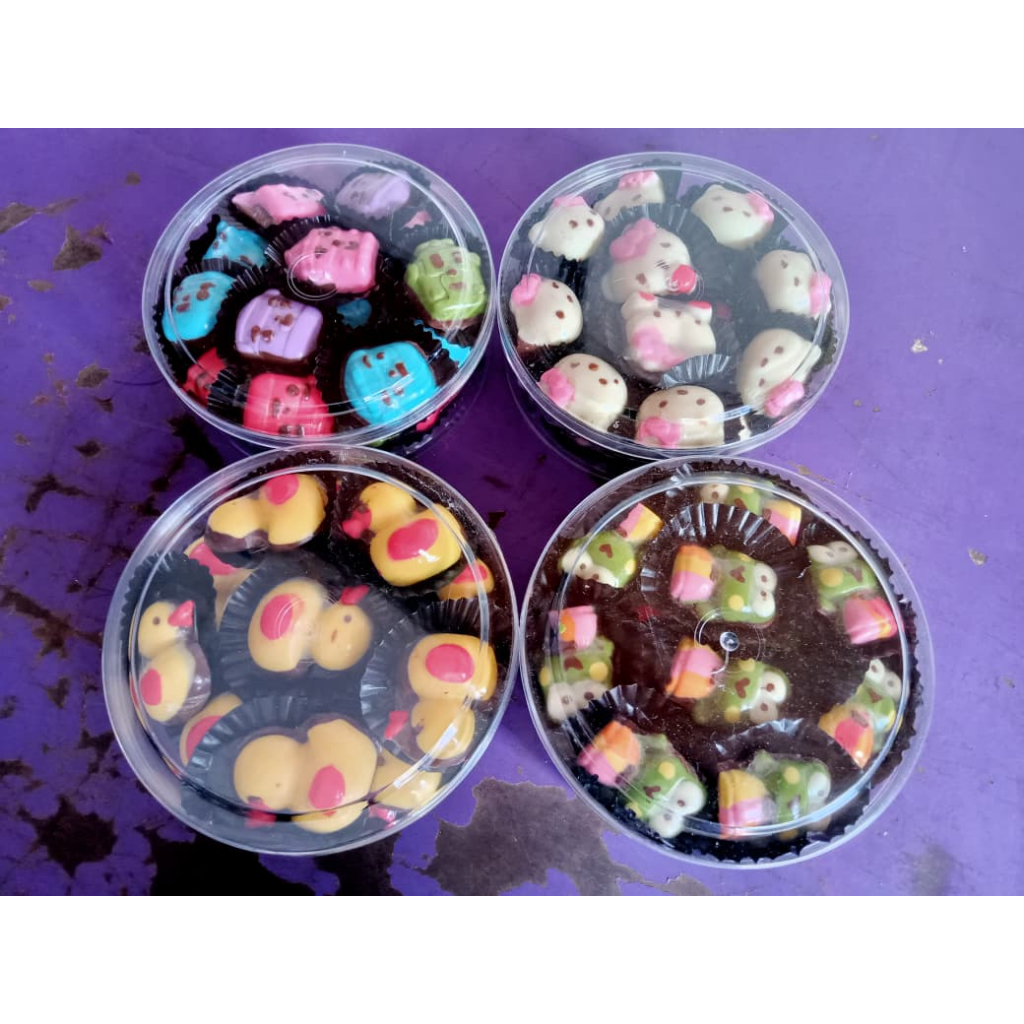 Coklat karakter murah toples 250gr