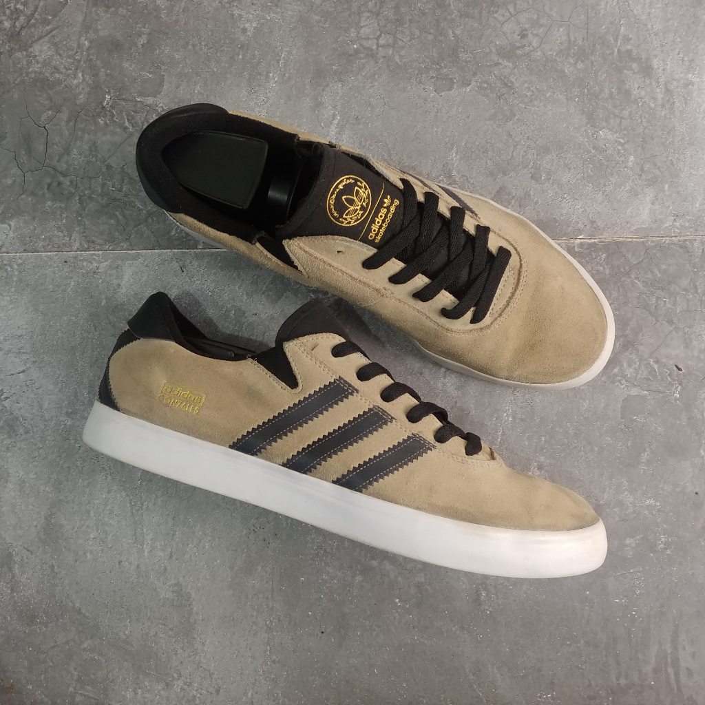 ( Size 45 ) Adidas Gonzales Skateboarding Pro Beige ORIGINAL
