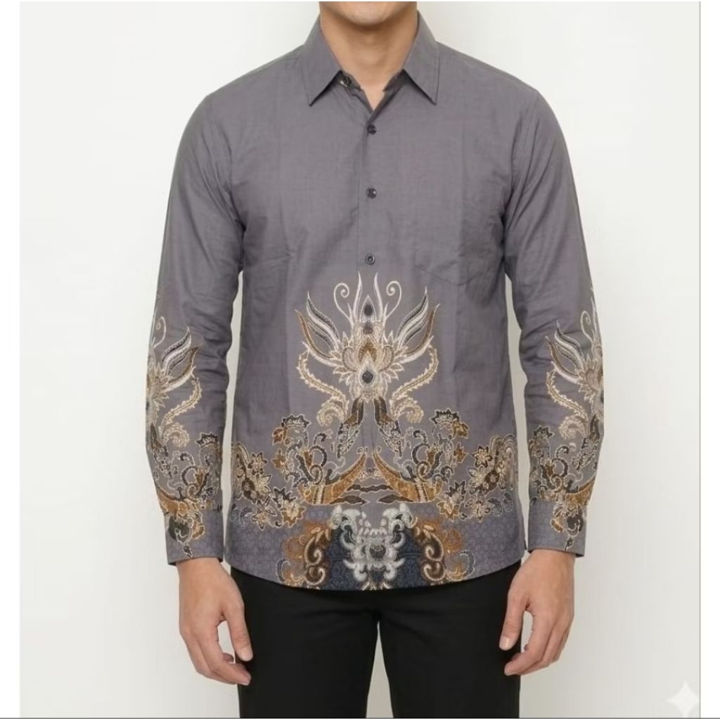 FIRENZE size M-XL KEMEJA PANJANG BATIK PRIA / KEMEJA BATIK COWOK / KEMEJA BATIK INDONESIA / KEMEJA B