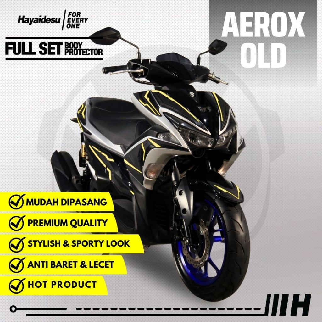 Hayaidesu Yamaha Aerox Old 2016-2020 Full Set Body Protector Cover