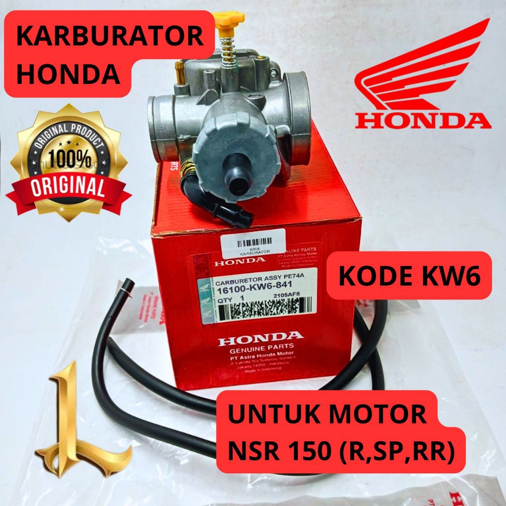KARBURATOR ORIGINAL HONDA KODE KW6 NSR 150 (R,SP,RR)