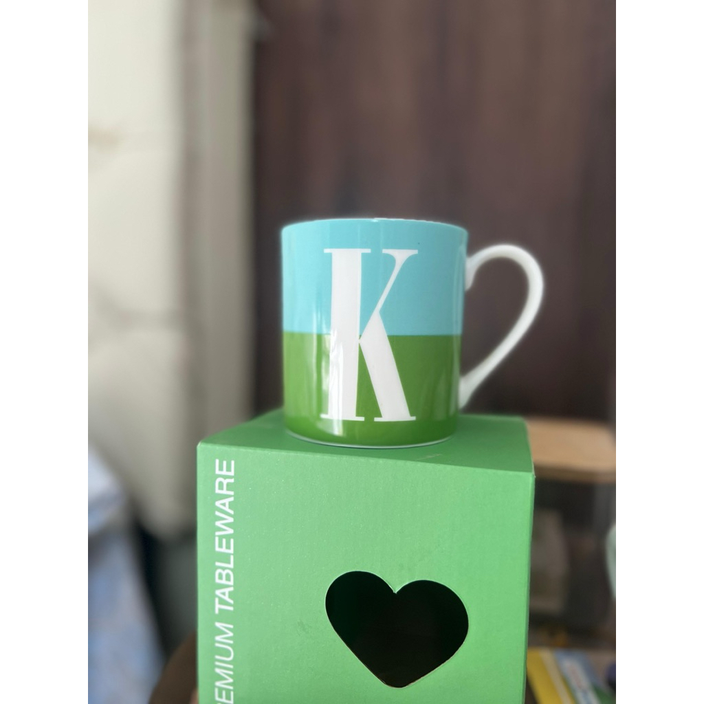 [Authentic] Kate Spade New York x Lenox - Monogram Mug "K"