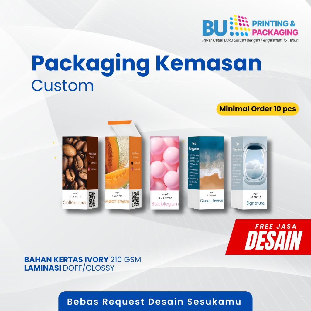 Packaging Custom | Dus Kemasan Custom | Cetak Box Parfum | Box Custom Universal | Free Custom Desain