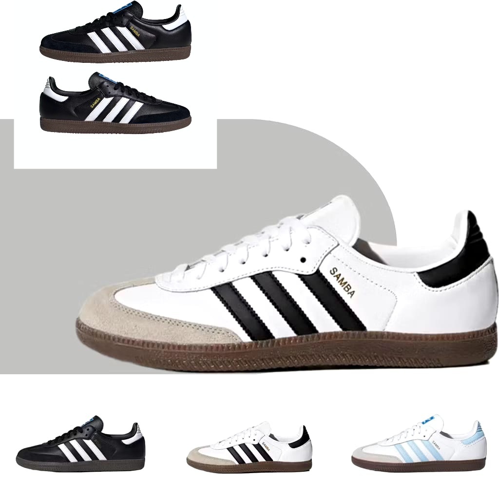 Samba Og White Gum Classic Sepatu Sneakers Casual Pria Wanita 100%BNIB