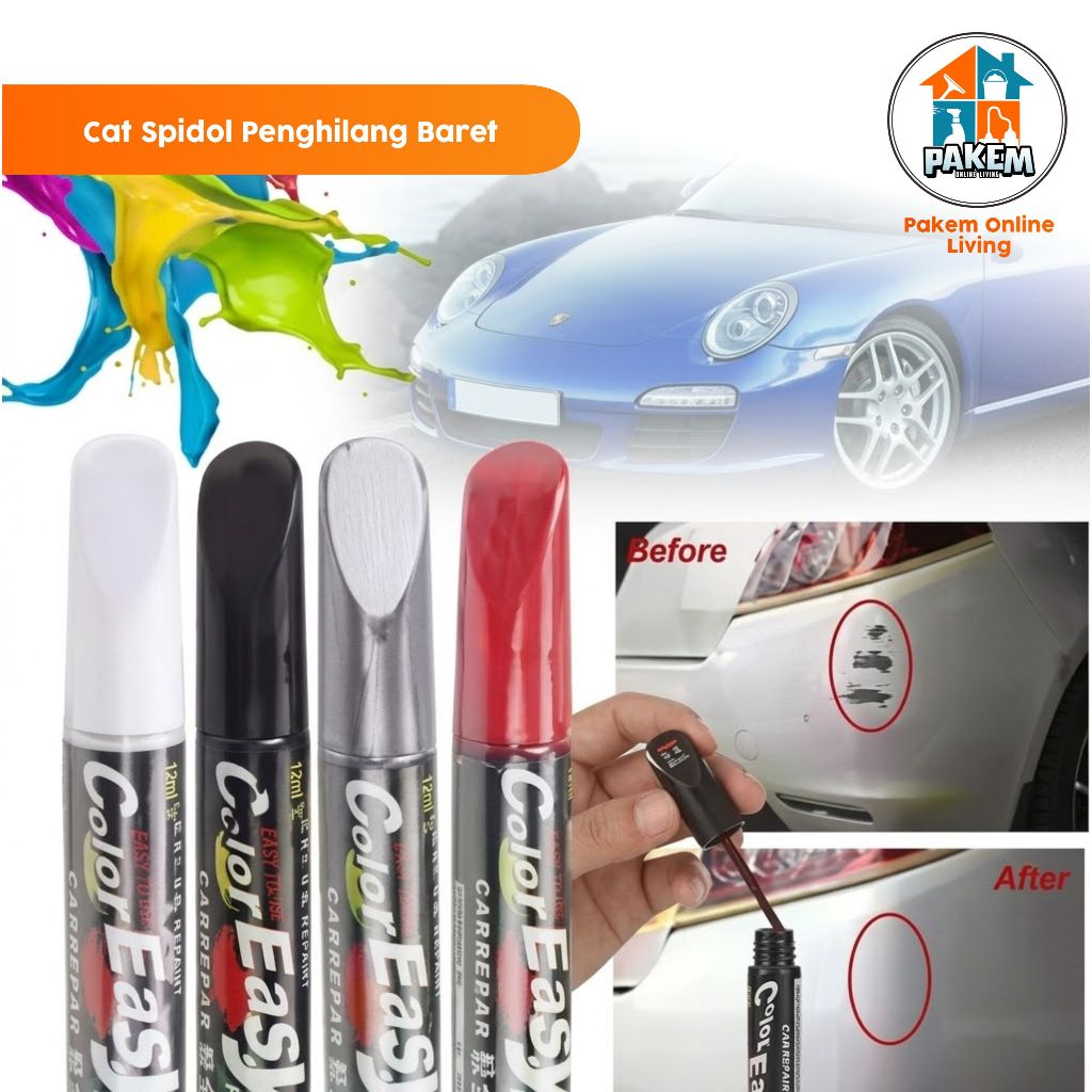 Cat Spidol Baret Mobil motor Colour Easy Cat Spidol Penghilang baret Spidol Ajaib Penghilang baret l