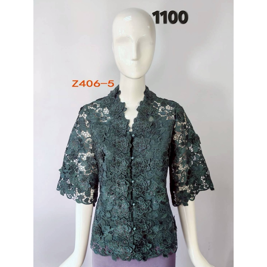 ATASAN BLOUSE BROKAT PINK BOUTQIUE CASUAL WEAR IMPORT KANCING DEPAN MADE IN THAILAND BANGKOK ORIGINA
