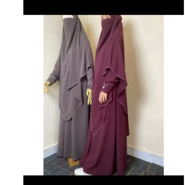 PL set syari Fk warna maroon