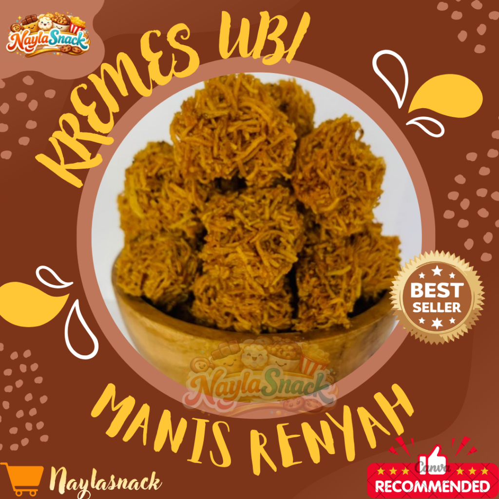 KREMES BOLA UBI MANIS KEMASAN 100GR