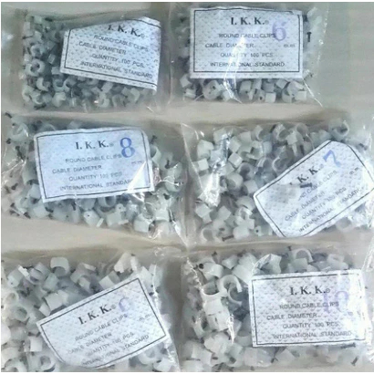 Paku Beton Hitam Klem Kabel Merk IKK