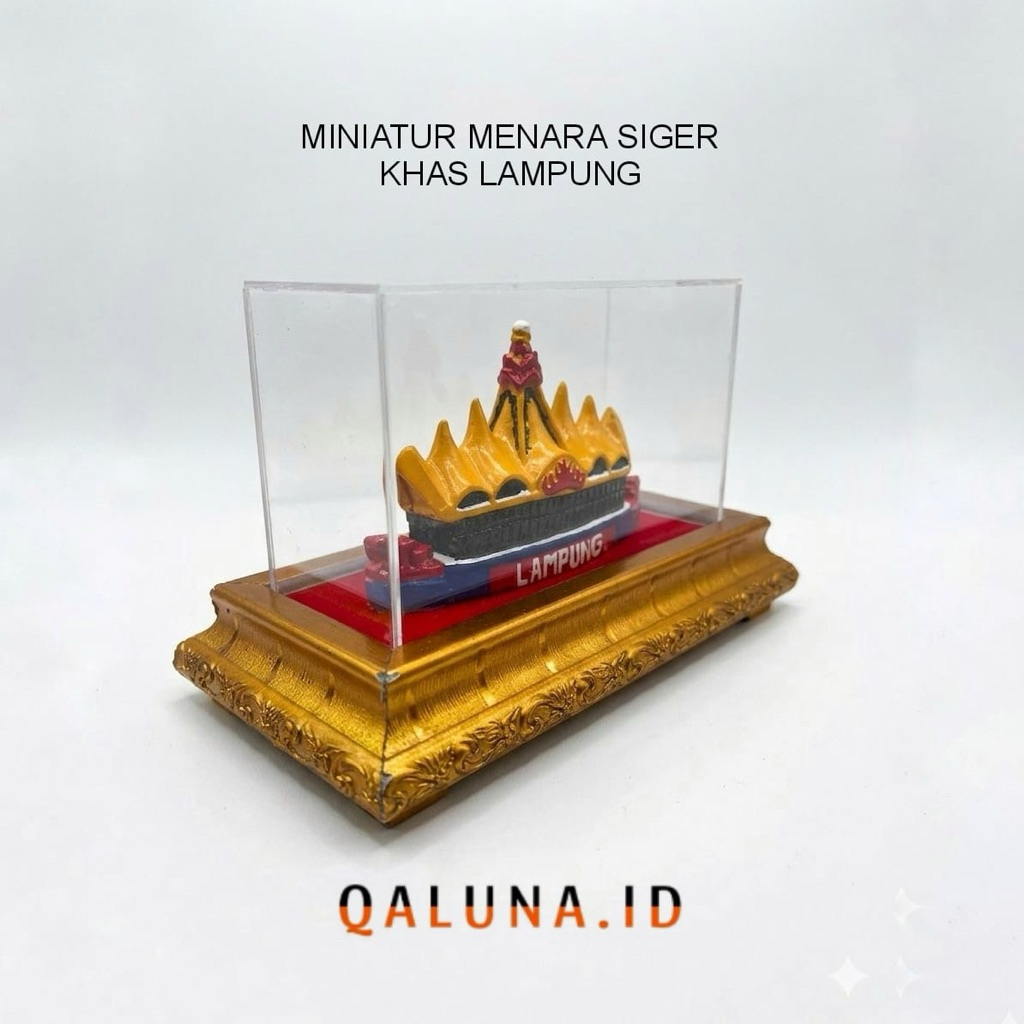 Miniatur Siger Souvenir Khas Lampung oleh oleh lampung