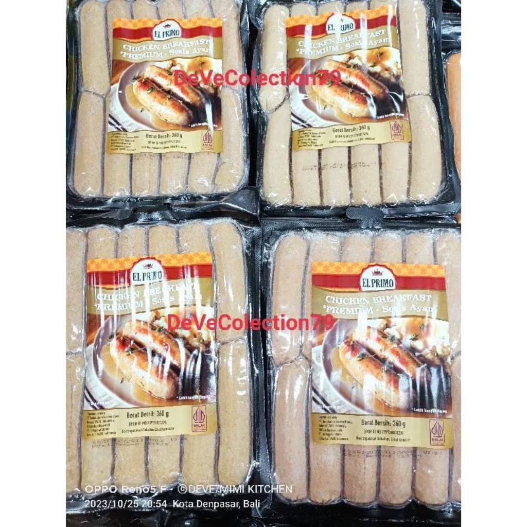 EL PRIMO SOSIS CHICKEN BREAKFAST 360GR