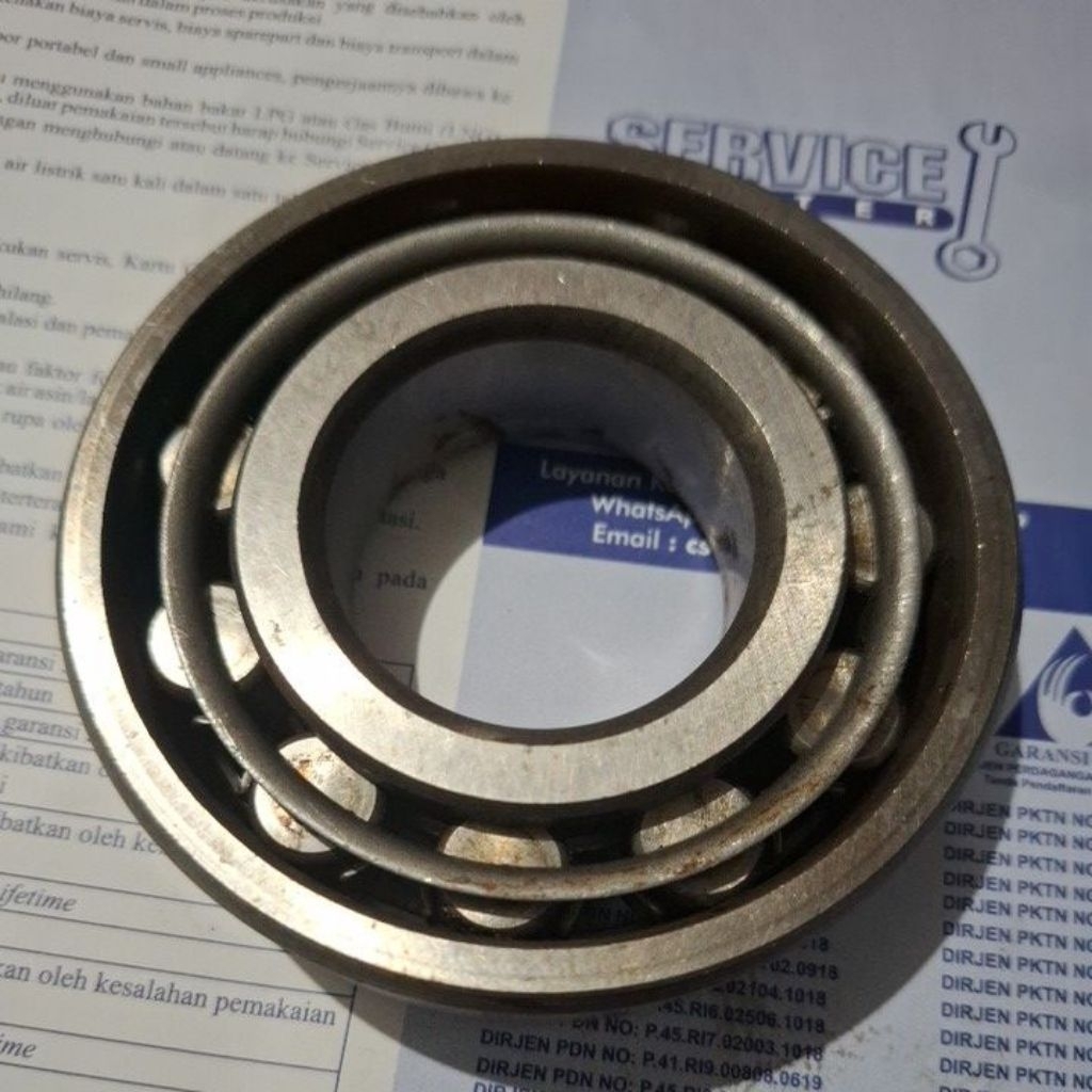 bearing crankshaft/lahar askrup mesin diesel KUBOTA RD 105-RD 110(KIRI/kecil)