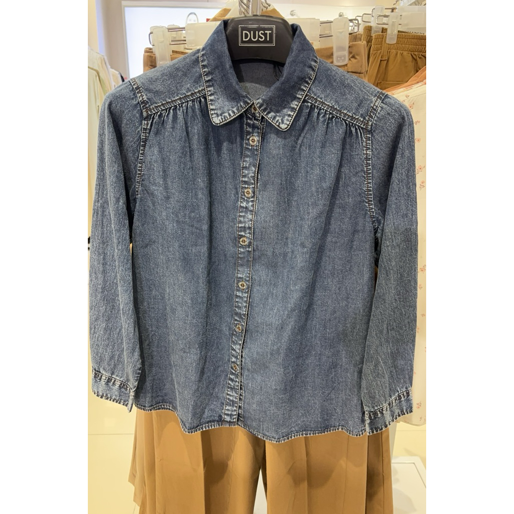 KEMEJA DENIM DUST BRAND MATAHARI ORIGINAL