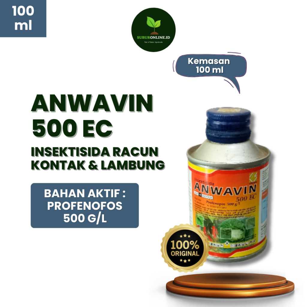 INSEKTISIDA ANWAVIN 500 EC KEMASAN 100 ML