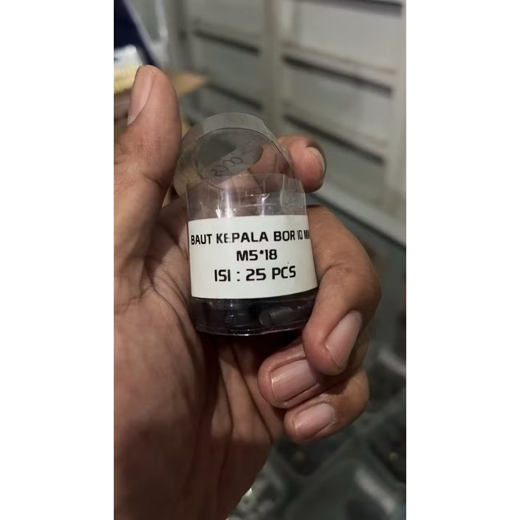 Baut kepala bor 10mm / baut kepala bor baterai (1 pcs)