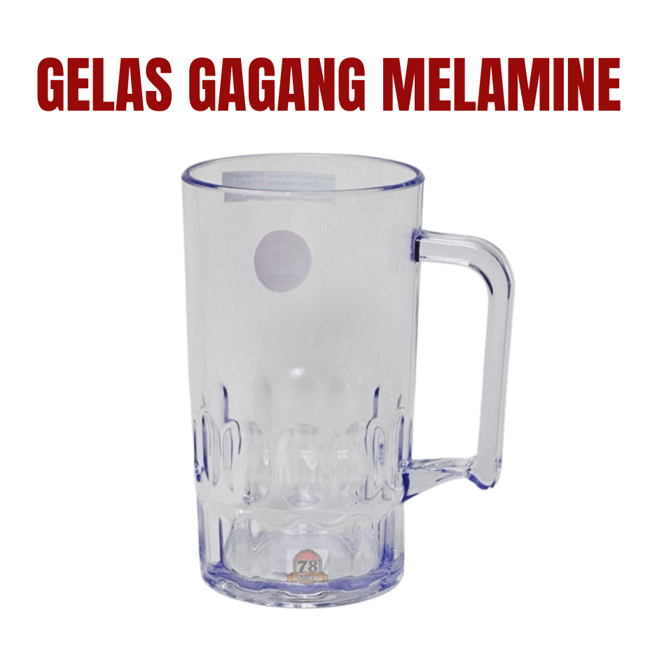 Gelas Gagang Teh Kopi Susu Jus Gelas Bening Melamin Termurah Tahan Panas Golden Dragon